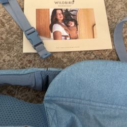 Denim- Wild bird Aerial Baby Carrier - New