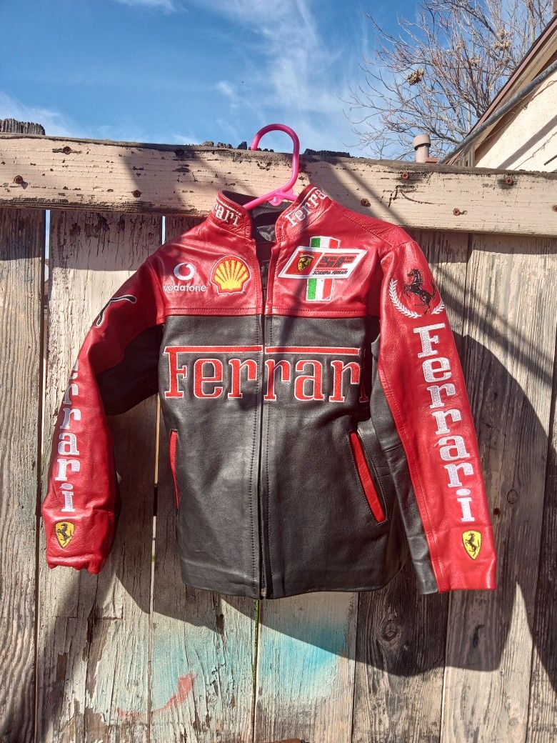 Boys Leather Jacket Size 6
