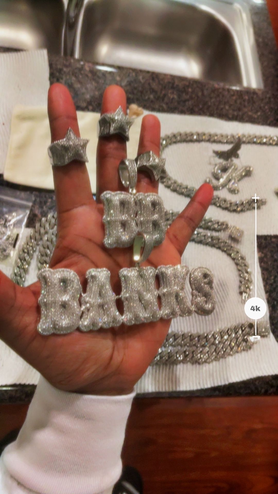 Cuban link custom pendants and chains