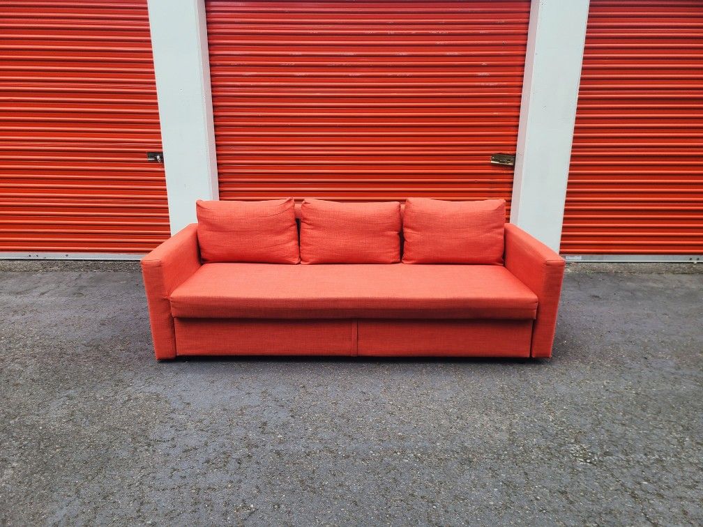 Orange Couch - Free Delivery