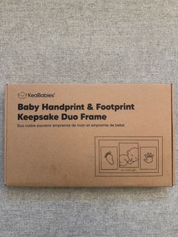 Keababies Duo Baby Handprint And Footprint Frame