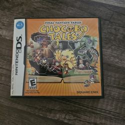 Final Fantasy Fables Chocobo Tales Nintendo Ds