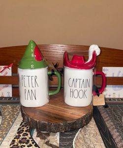 Rae Dunn Peter Pan Topper Mug