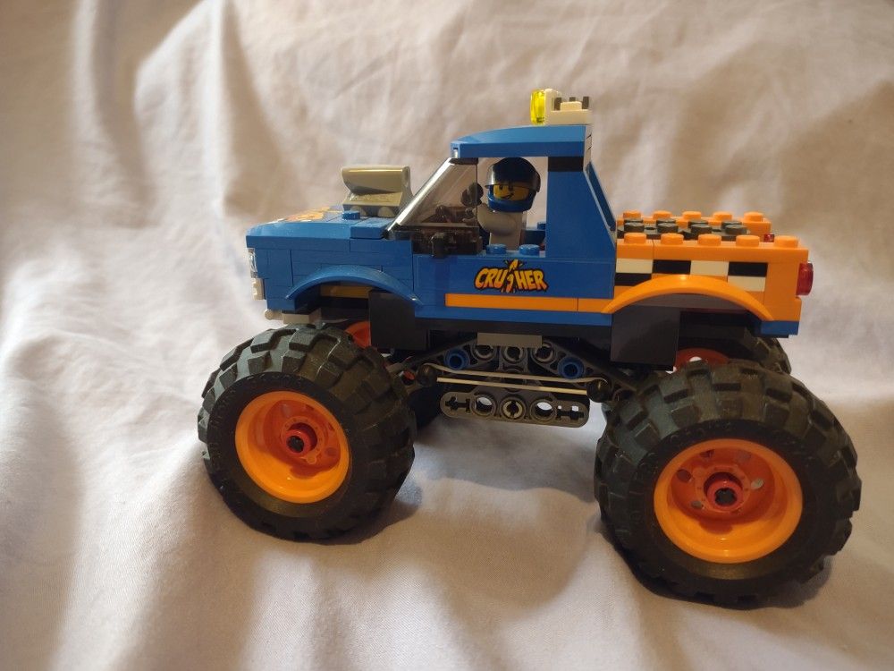 New Condition Lego Monster Truck And Driver