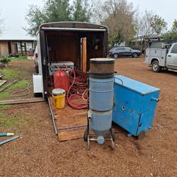 Sand Blasting Trailer