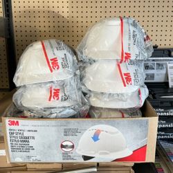 3M Vented White Hard Hat