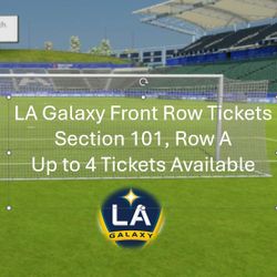 1-4 LA Galaxy Front Row Tickets