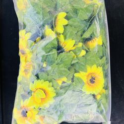 Artificial Sunflower Garland