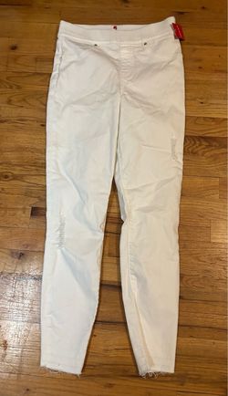 Spanx white distressed skinny jeans Size S new with tags