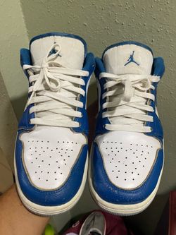 Air Jordan 1 Retro Low Industrial Blue Authentic, Size 11