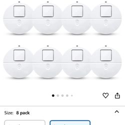 EVA LOGIK Modern Ultra-Thin Window Alarm With Loud 120dB Sound And Vibration Sensors Compatible With Virtually Any Window, Glass Break Alarm Perfect F