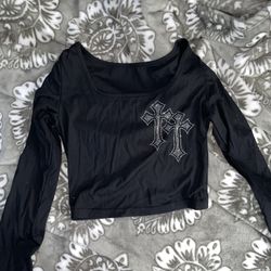 Long Sleeve Crop Top 