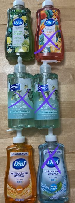 Dial or Suave hand soap 2 for $3