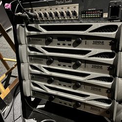 3 Crown Audio XTI1002 XTi 2 Series 1.4kW Amplifier W/ DSP