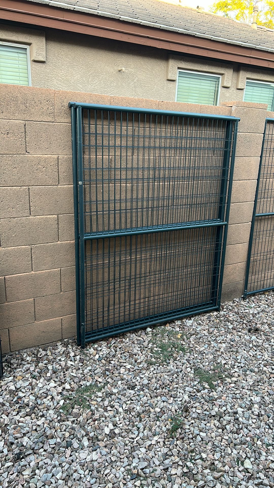 Retriever Dog Kennel Panel Steel Mesh Wire Wall Gate Fence 5x6 ...