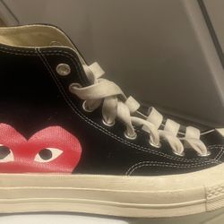 💎 Like-New Converse x CDG Size 9 – $85 Worn only once! Rare, iconic, and ready to make your sneaker collection pop. 
