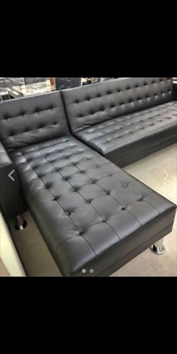 New Black Sectional Sofa