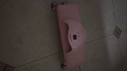 Nail hand rest and light