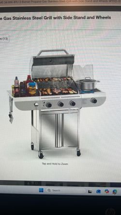 LP gas grill