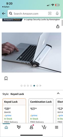 Kensington Laptop Locking Station 2.0