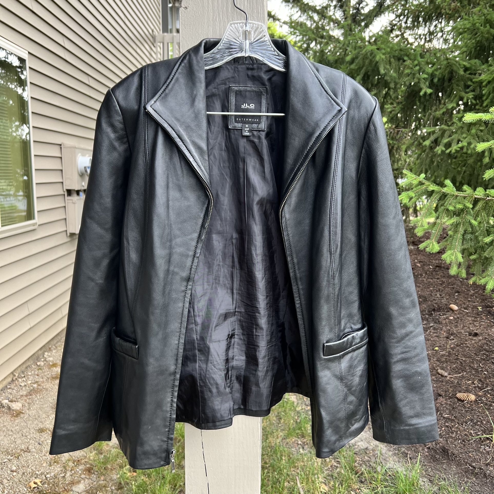JLC New York Women 100% Leather Jacket