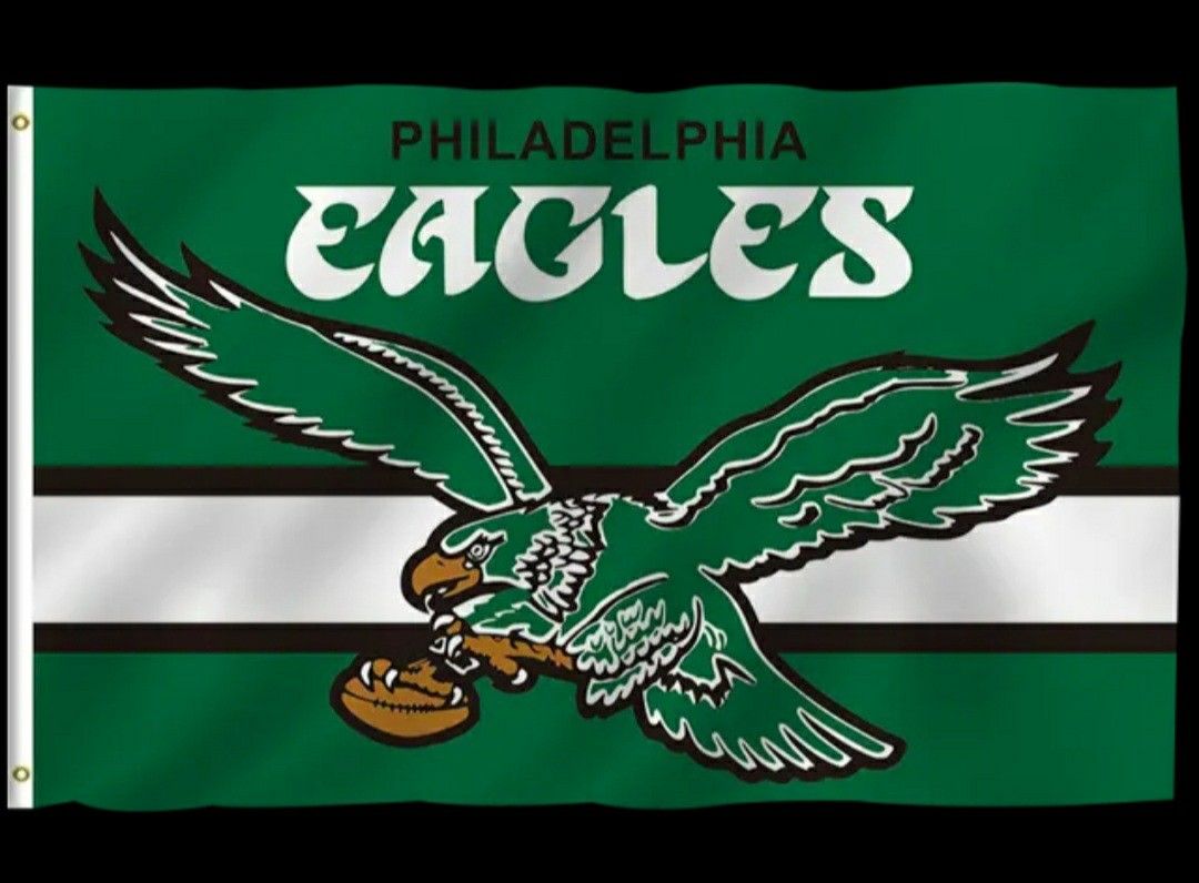 Philadelphia Eagles Throwback Vintage Retro 3x5 Banner Flag