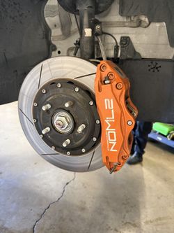27WON Front Big Brake Kit — 11th Gen Civic / Integra — Signature Orange