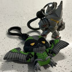 Vulture by Marvel and Reinhardt from Overwatch Bag Clips
