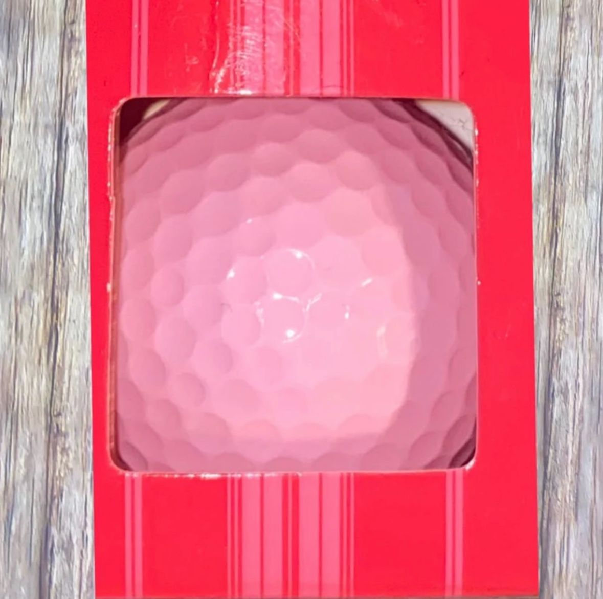 New 3-Pack Box of Pink Golf Balls