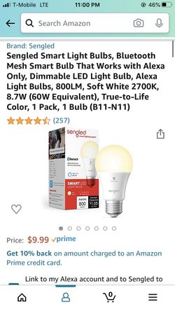 sengled smart led light bulb