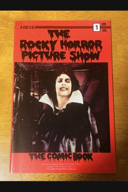 50th ANNIVERSARY “ROCKY HORROR PICTURE SHOW” FIRST EDITION COMIC BOOK” RARE MINT EDITION #1 From The 1975 MOVIE