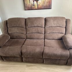 Reclining Couch - Like New.