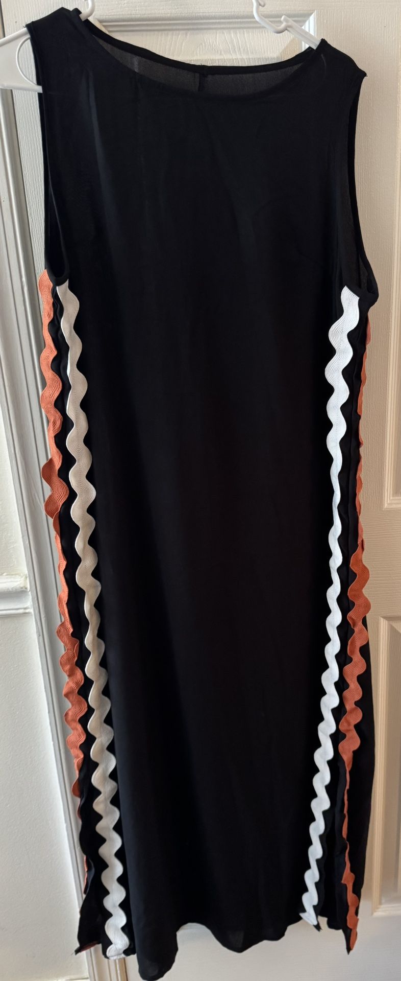 Women's Summer Boho Casual Sleeveless Beach Dress Long Side Slit Maxi Sundress size XXL (cash & pick up only)