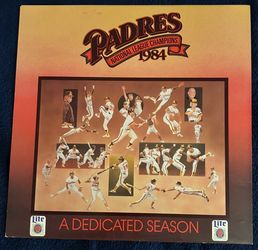 San Diego Padres 1984 “A Dedicated Season” Vinyl Record LP