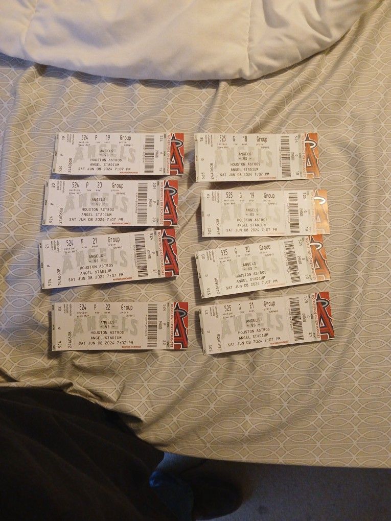 Angels Vs ASTRO Tickets For Tonigt