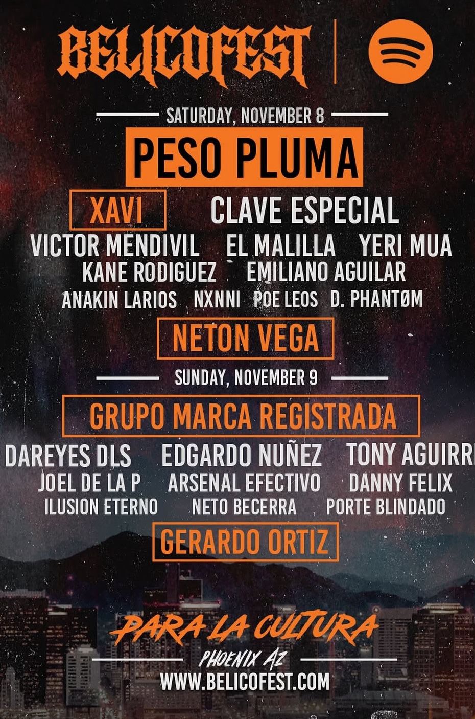 Sunday VIP Belico Fest