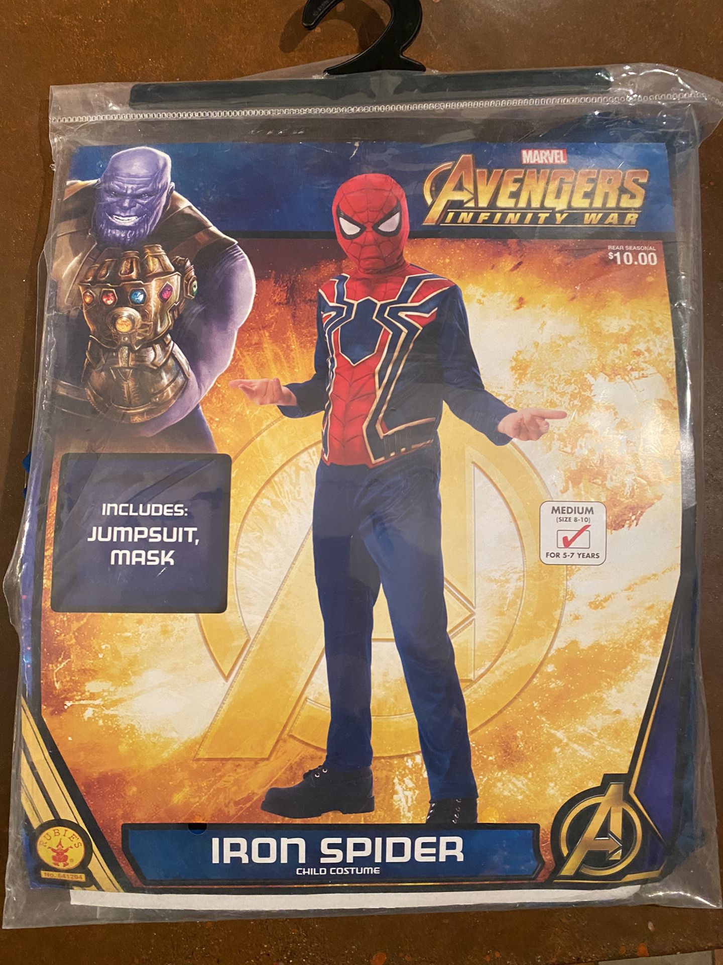 Boys Iron Spider Spider-Man Costume size 8-10
