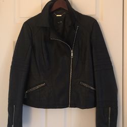 a.n.a faux leather jacket foe woman size M Good condition