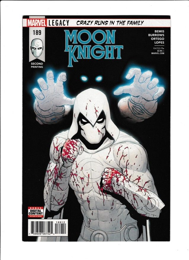 MOON KNIGHT #189 (2018) JACEN BURROWS | 2ND PRINT