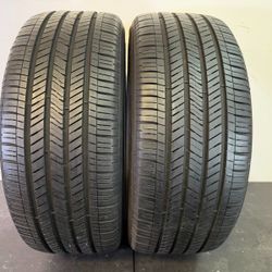 V822  245 45 19 98V  Goodyear Eagle Touring   2 Used Tires 80% Life 