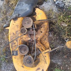 ((READ AD))((42" SINGLE Front Bar Mount Craftsman/husqvarna Deck)) Riding Mower 