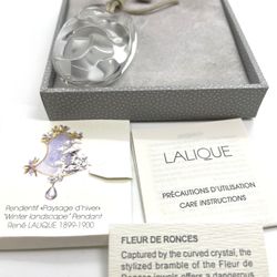 Lalique Fleur de Ronces Crystal Necklace
