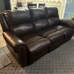 Ashley furniture leather couch