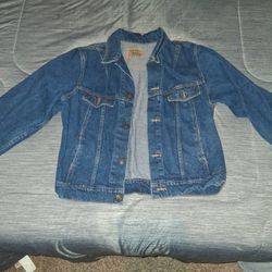 Jean Jacket. Great Condition. Size S For Men's. M To L For Women's 