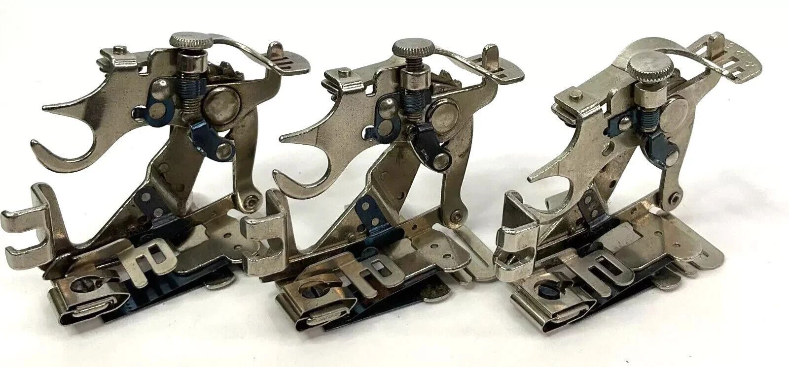 Vintage E Singer Sewing Machine Foot Attachments 1261 Lot Of 3