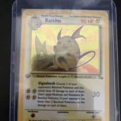 1st edition holo raichu