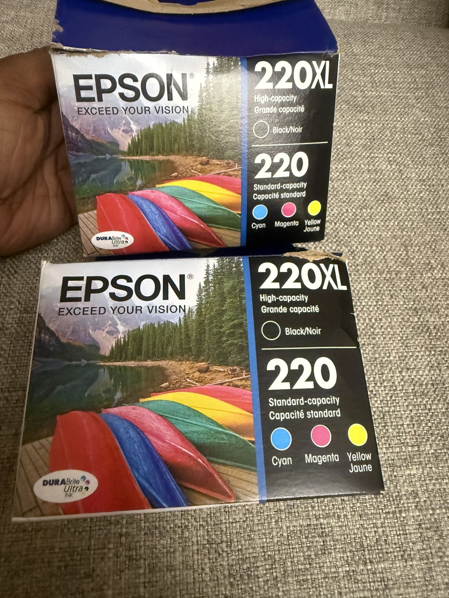 Epson 220 and 220XL Ink Cartridges