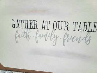 Faith Family Friends, Rustic Wood Wall Art 21"x13
