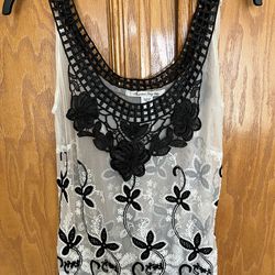 Bohemian Style American Rag Brand Lace Top-Size Small