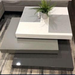 Modern Rotatable Coffee Table 